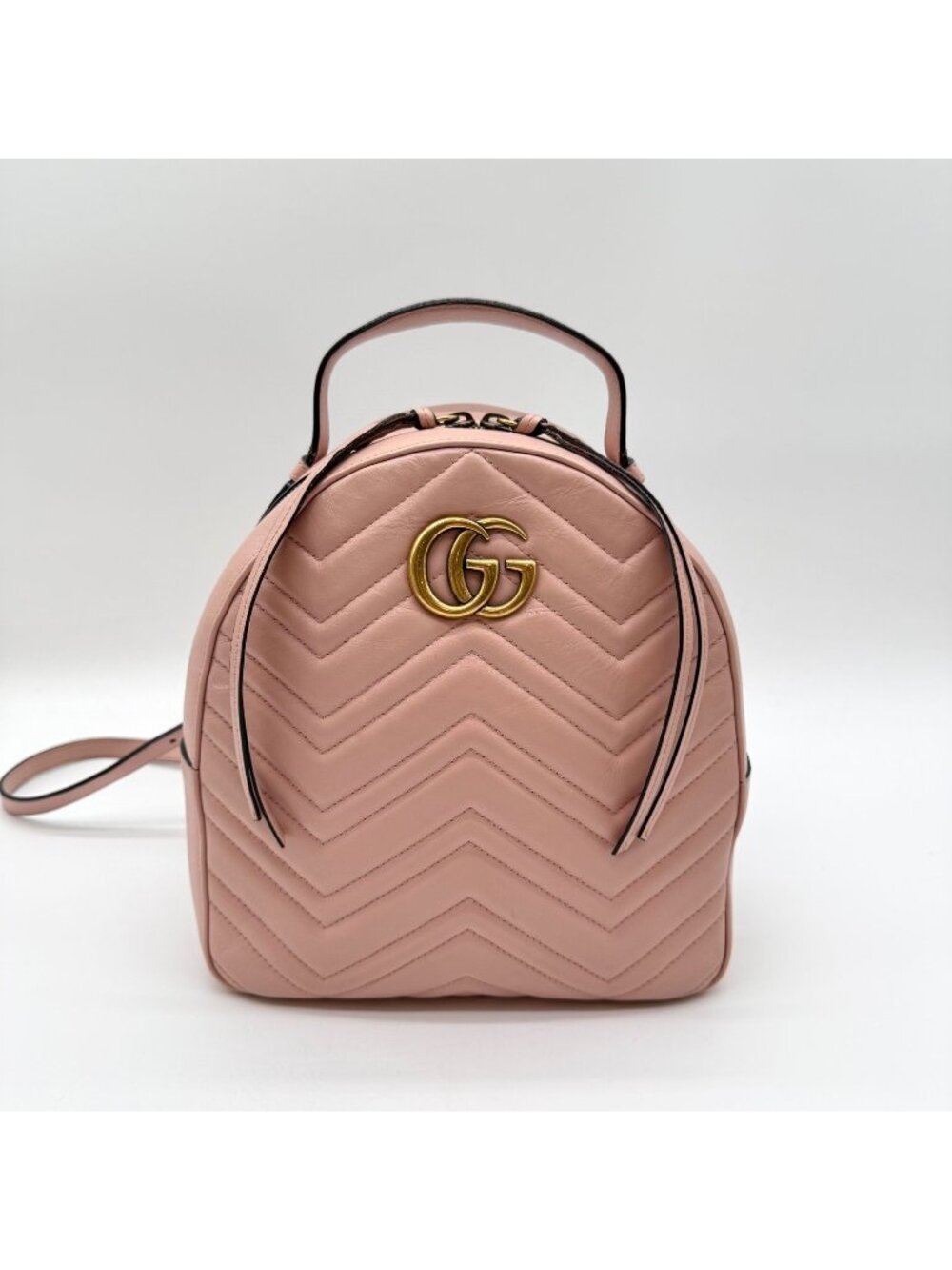 Gucci Backpack GG Marmont Quilted Pink